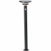 Brilliant Garvina solar staande buitenlamp zwart 85 cm