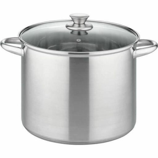 GSW Rigo 26 cm 10L Stainless Steel Induction Cookware Set with Lid Pan GSW 28 x 20 x 28 cm | Huisbest.nl