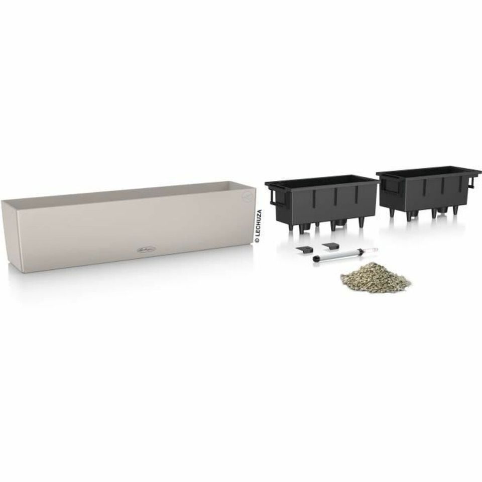 Lechuza BALCONERA Color 80 sand brown self-watering balcony planter