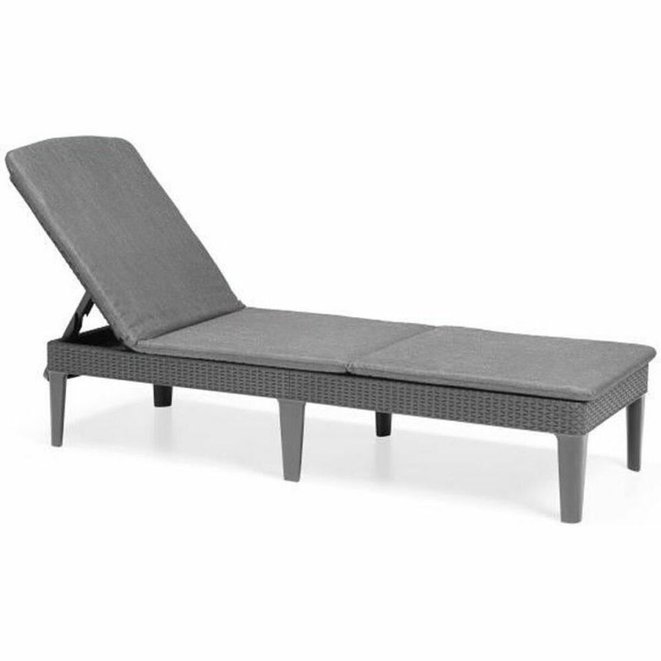 Solstol Allibert by KETER Jaipur Dark gray 187 x 58 x 29 cm