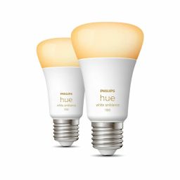 Philips Hue White Ambiance E27 2-pack smart bulb