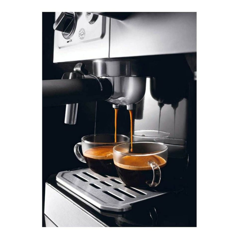 De’Longhi BCO421.S combi koffie- en espressomachine zilver/zwart