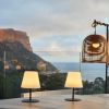 Lumisky TWINS set 2 draadloze LED tafellampen grijs