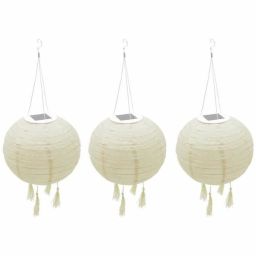 Lumisky Himalaya set van 3 solar lantaarns 30 cm