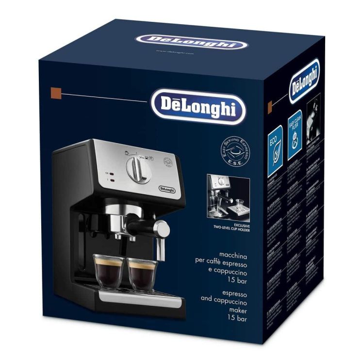 De’Longhi ECP33.21.BK pistonmachine zwart/zilver 15 bar 1,1L 1100W