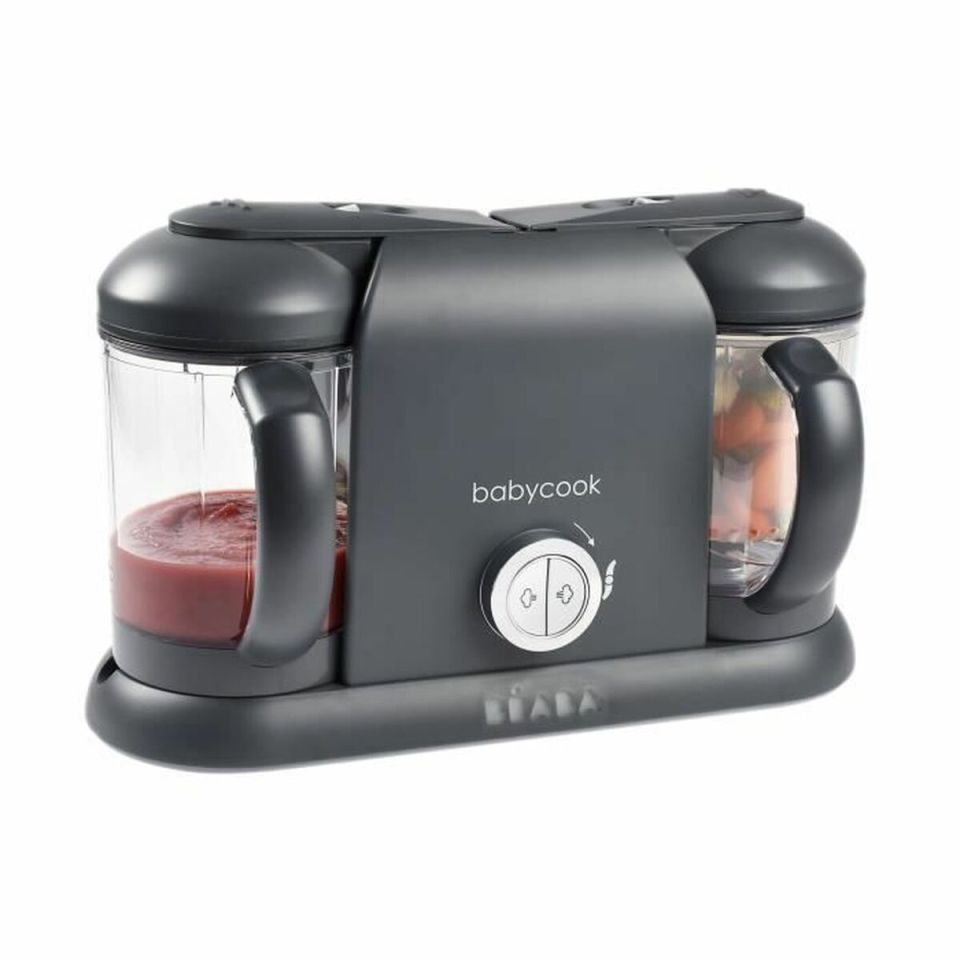 Béaba Babycook Duo babyvoedingmaker grijs 2x 1,1L