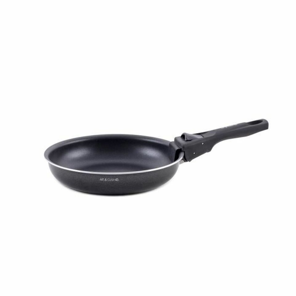 Art & Cuisine AC1083 kookpannenset 10-delig aluminium zwart met antiaanbaklaag