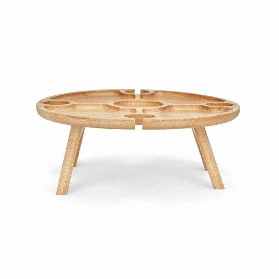 Livoo MES150 snackdienblad rubberhout met glazenhouders
