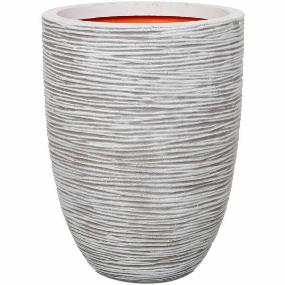 Capi Europe Vase Elegant Low Rib NL ivory Ø46 x H58 cm 75L