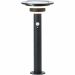 Brilliant Garvina G40406/06 solar LED sokkellamp zwart met bewegingssensor IP44 45 cm