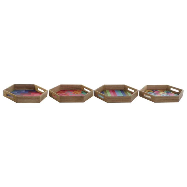 DKD Home Decor tray set (4 pieces)
