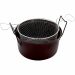 Baumalu Friteuse du Nord 28 cm zwart emaille met mand