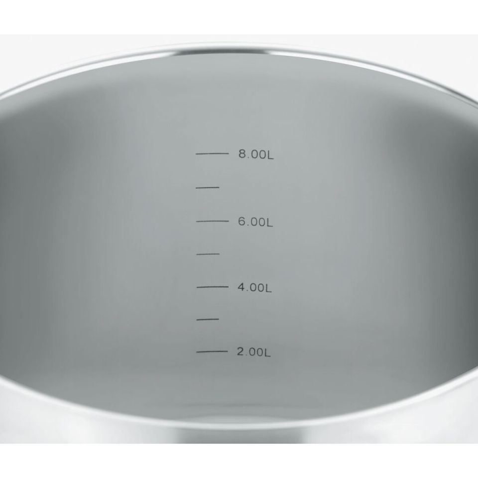 GSW Elegance RVS pannenset inductie zilver 9-delig