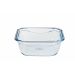 Voedselopslagcontainer Pyrex Blauw Transparant 800 ml (2 Stuks)
