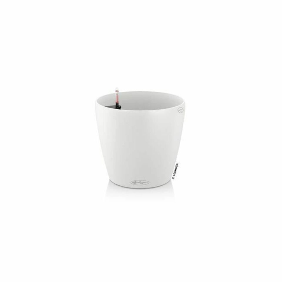 Lechuza Classico Color 28 flower pot white 9L set