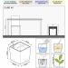 Lechuza Cube Premium 40 zelfwaterende plantenbak wit