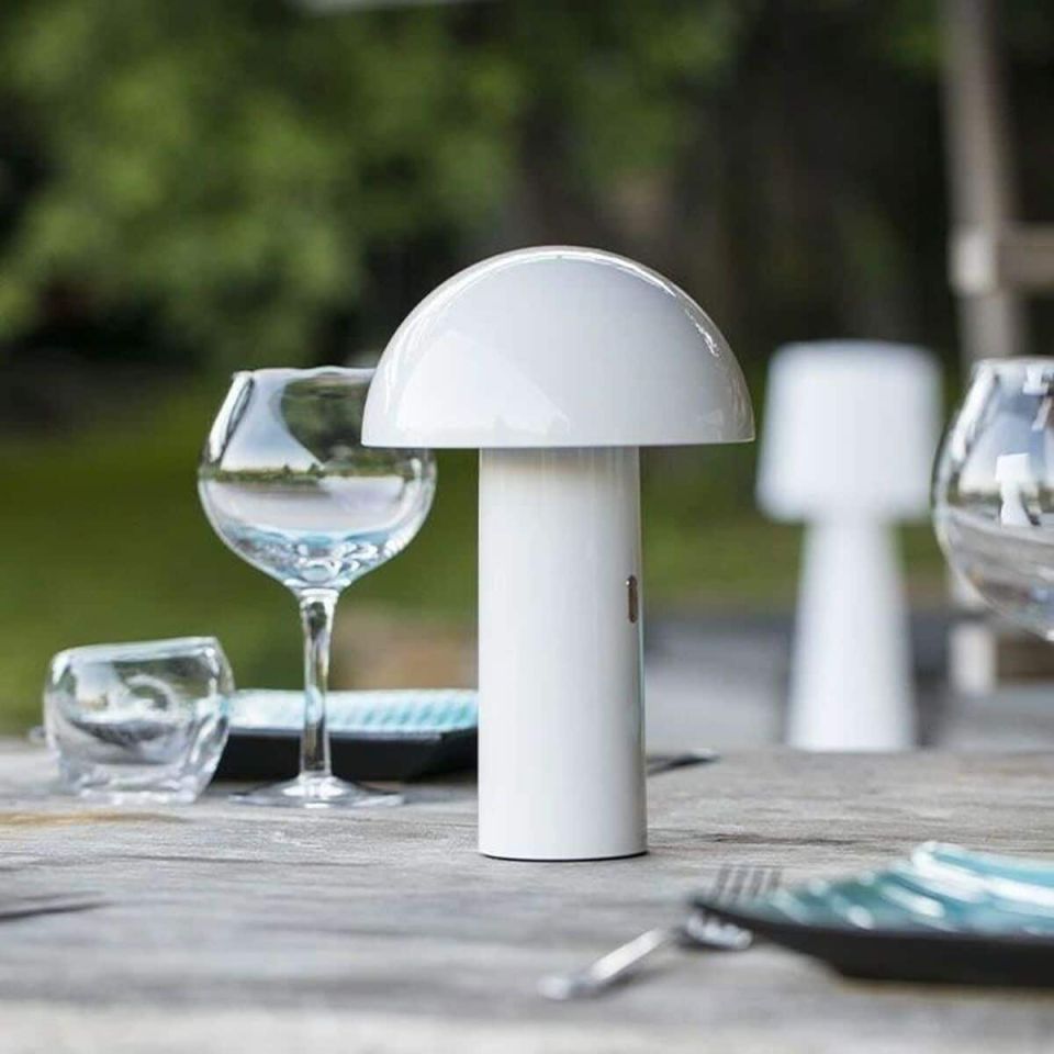 Lumisky TOD White draadloze LED tafellamp H28 cm wit