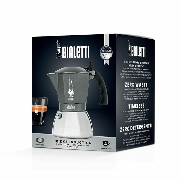 Bialetti Brikka Induction 4 cup coffee pot / moka pot