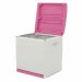 Plastiken Space Saver opbergkist 190L Beige Fuchsia Plastic