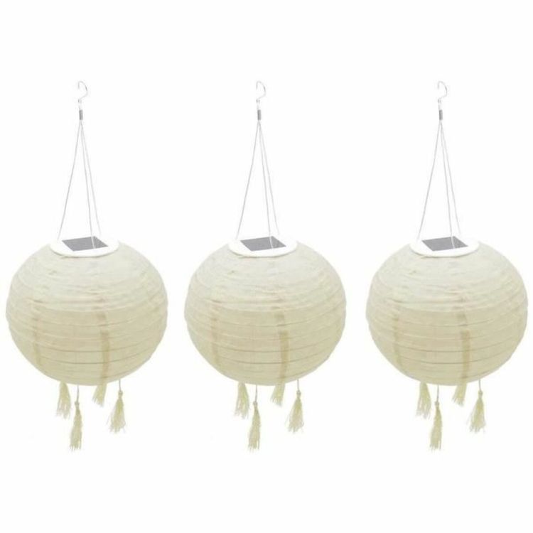 Lumisky Himalaya set van 3 solar lantaarns 30 cm