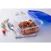 Voedselopslagcontainer Pyrex Blauw Transparant 800 ml (2 Stuks)