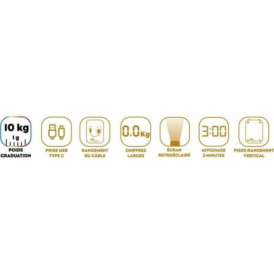 Little Balance 8711 keukenweegschaal 10 kg USB