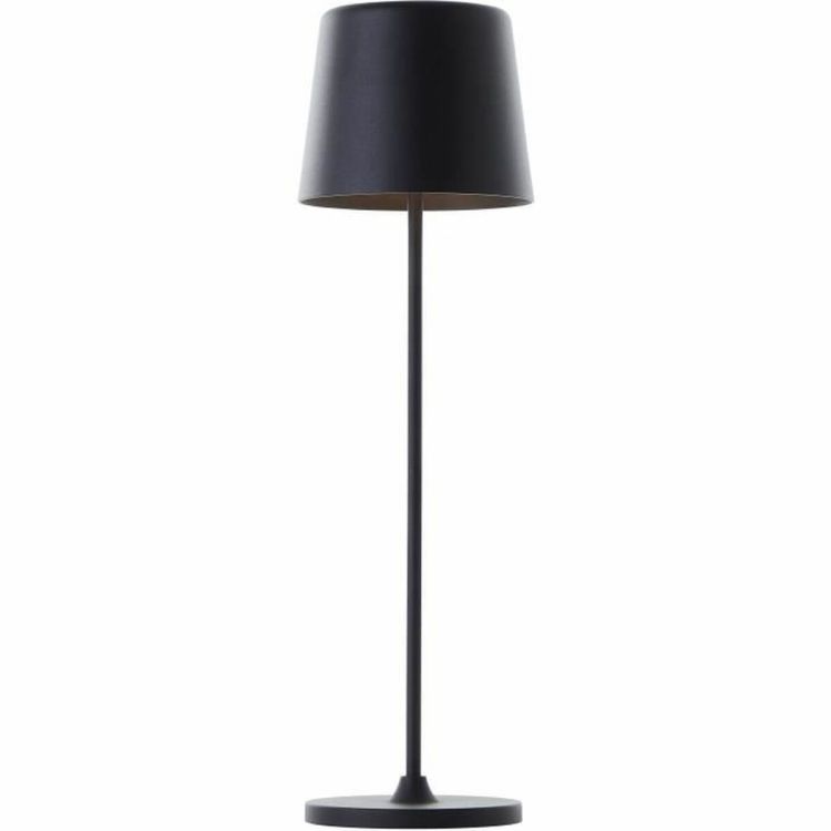 Brilliant Kaami G90939/76 oplaadbare LED tafellamp zwart mat IP44 37 cm