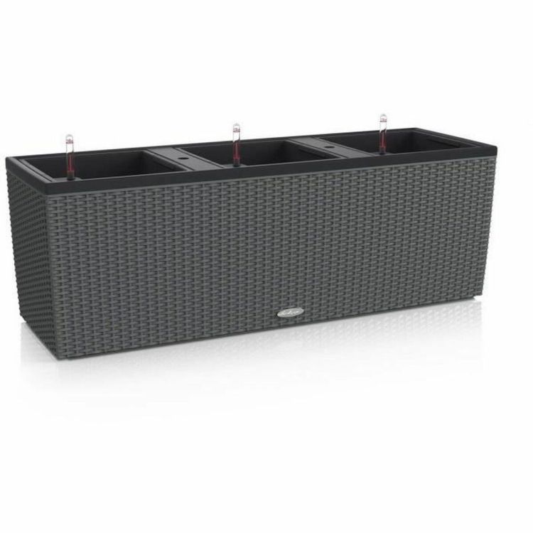 Lechuza Trio Cottage 30 flower pot 100 x 32 x 34 cm rectangular planter with irrigation system for garden and balcony