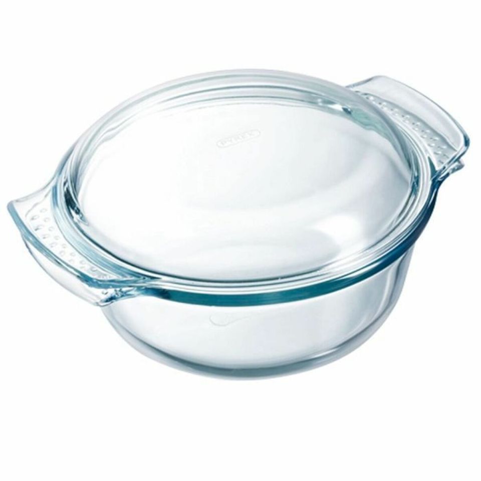 Pyrex Classic round baking dish 4.9L with lid 32cm
