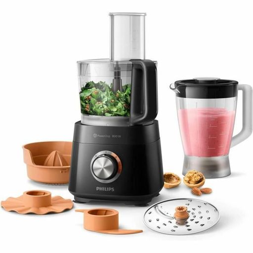Philips HR7510/10 compact food processor 800W black Philips HR7510/10 compact food processor 800W black