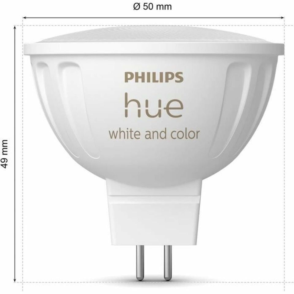 Philips Hue MR16 slimme spot GU5.3 wit kleur 400lm