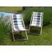 Jardin Privé I Love strandligstoel grijs beukenhout