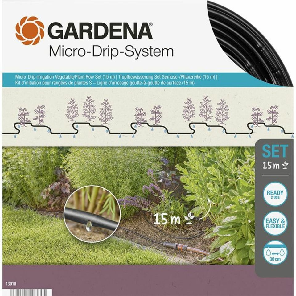 Gardena Micro-Drip startset S plantenrijen 15 m