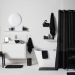 Badset TODAY HOY Zwart Plastic Modern (6 Stuks)