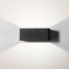 Brilliant Golda G90974A06 LED outdoor wall light black IP54 12 cm