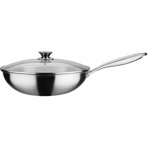 Wokpan GSW 868402 Roestvrij staal Zilverkleurig Ø 32 cm | Huisbest.nl