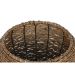 Home ESPRIT plantenbakkenset bruin metaal/vezel 41 x 41 x 32 cm