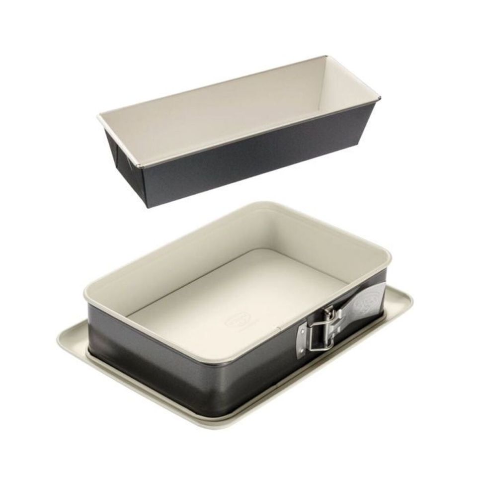 Dr. Oetker Back-Trend cake pan 30 cm and rectangular springform 28 x 18 cm set of 2 pieces