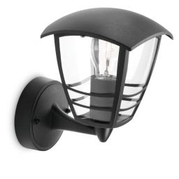 Philips myGarden Creek Buitenwandlamp Zwart E27