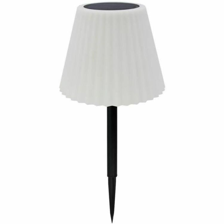 Lumisky Lady Spike Bouffant solar led table lamp white