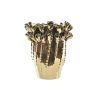 DKD Home Decor gold porcelain vase modern 23 cm