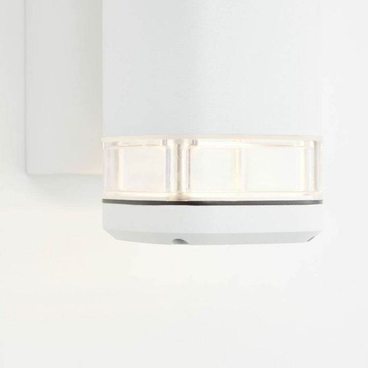 Brilliant Jandy 90968A05 outdoor wall light white IP44 2xGU10 21.3 cm