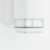 Brilliant Jandy 90968A05 outdoor wall light white IP44 2xGU10 21.3 cm