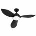 Farelek Corsica ceiling fan black Ø116 cm 70W LED
