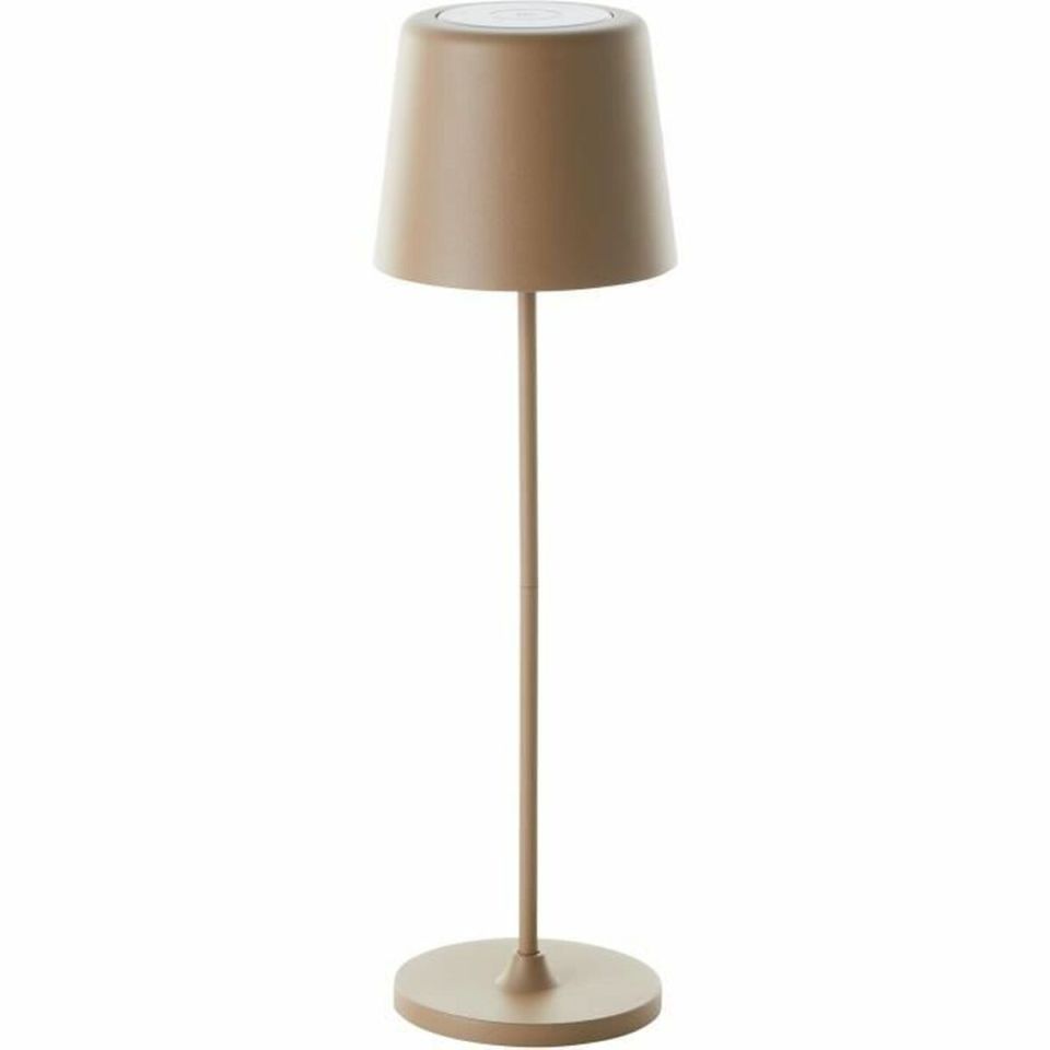 Brilliant Kaami G90939/18 oplaadbare LED tafellamp cappuccino/matgoud IP44 dimbaar