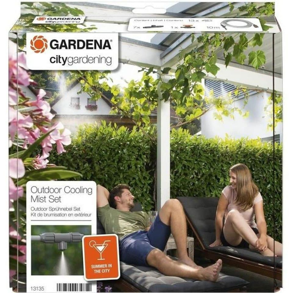 Gardena 13135-20 vernevelaar set 10 m buitenkoeling