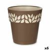 Stefanplast Cloe self-watering flower pot 25 cm (6 pieces)