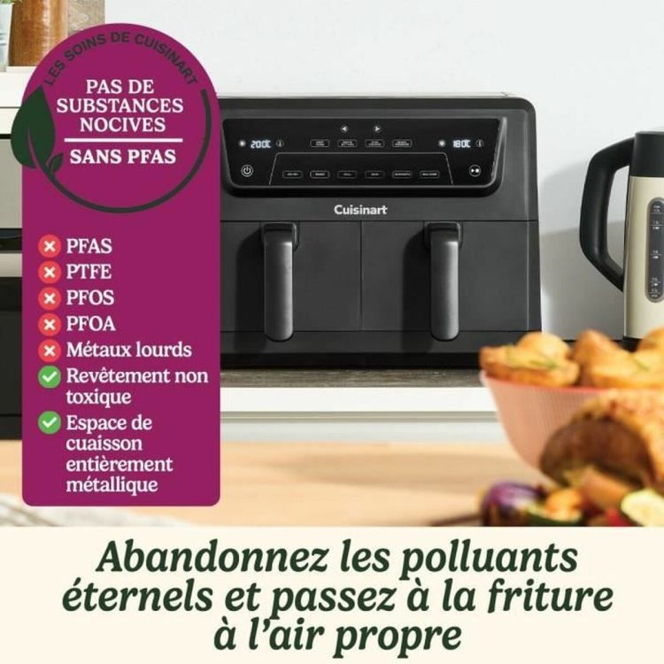 Cuisinart AirTwin XXL Dual-Zone Airfryer AFD10OBLE 10.4L 2400W