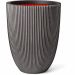 Capi Europe Vase Elegant Low Groove NL anthracite Ø46 x H58 cm 66L