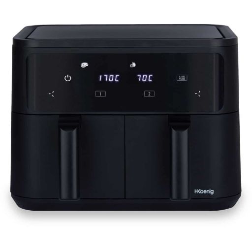 H.Koenig FRY900 dual airfryer 9L 2400W touchscreen